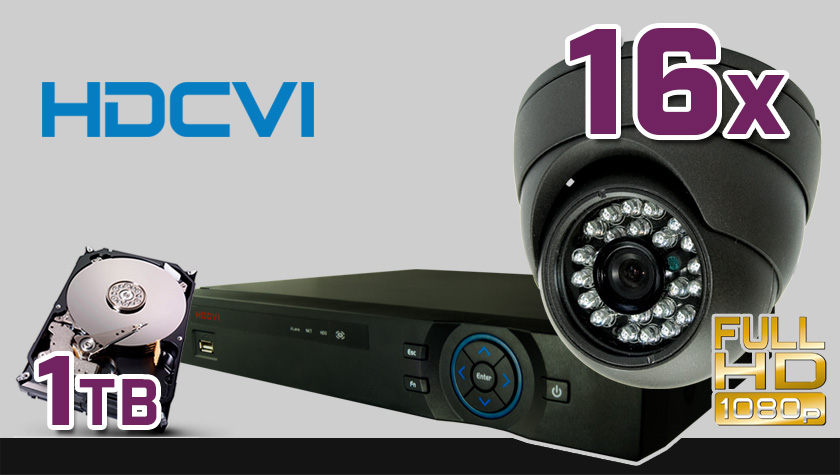 monitoring HDCVI 16x kamera ESDR-CV1020