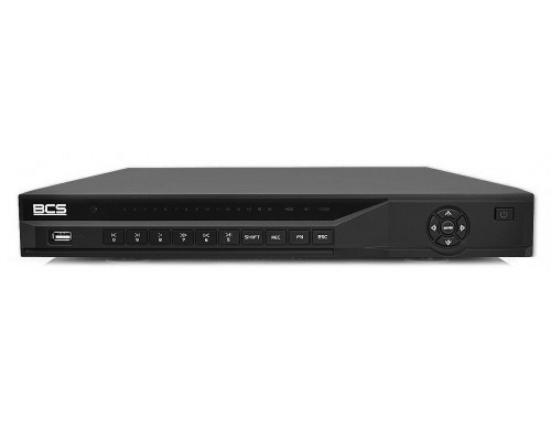 Rejestrator wielosystemowy HDCVI/AHD/Analog/TVI/IP  BCS-XVR1602 16- kanałowy, 2 porty USB, obsługa 2 dysków SATA maks. 6TB
