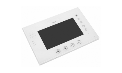 M670W S2 - Monitor kolorowy 7” LCD bezsłuchawkowy, z pamięcią 100 zdjęć, biały - Vidos