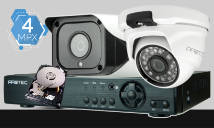 monitoring 2 kamery 4Mpx, 50m noc, dysk 1TB, podgląd online, szeroki kąt