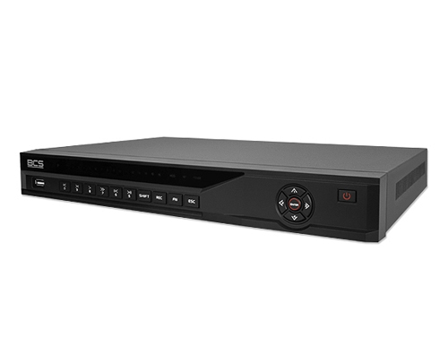 Rejestrator IP BCS-NVR1602-4K-P-II - 16 kanałów, 16×PoE, 2 porty USB, obsługa dwóch dysków 6TB