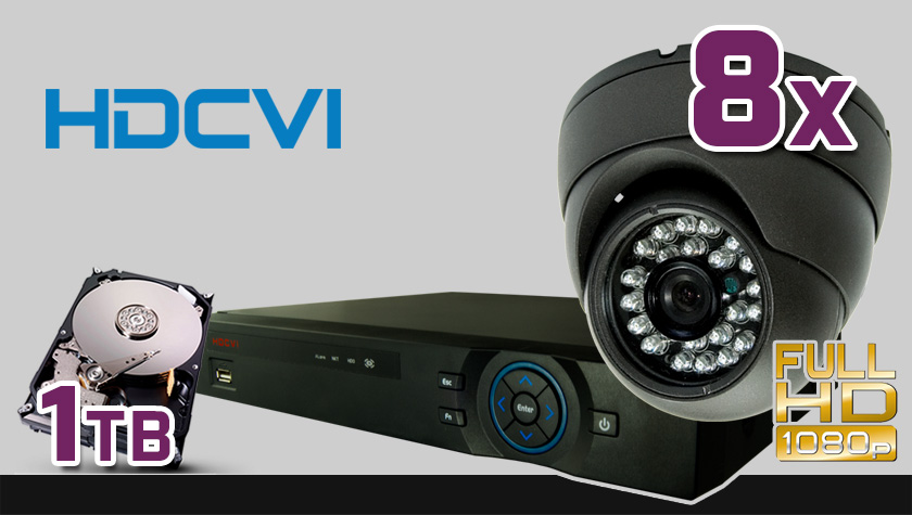 monitoring HDCVI 8x kamera ESDR-1020