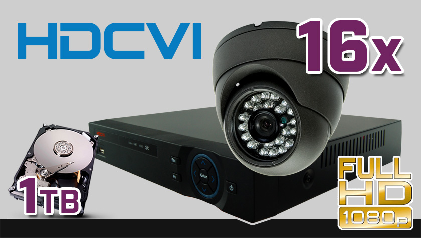 monitoring HDCVI 16x kamera ESDR CV1020