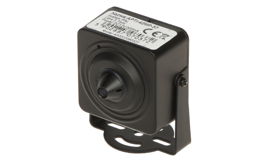 Kamera IP APTI-42MP-37 - 4 Mpx, obiektyw 3.7 mm, kąt widzenia 90°, PINHOLE