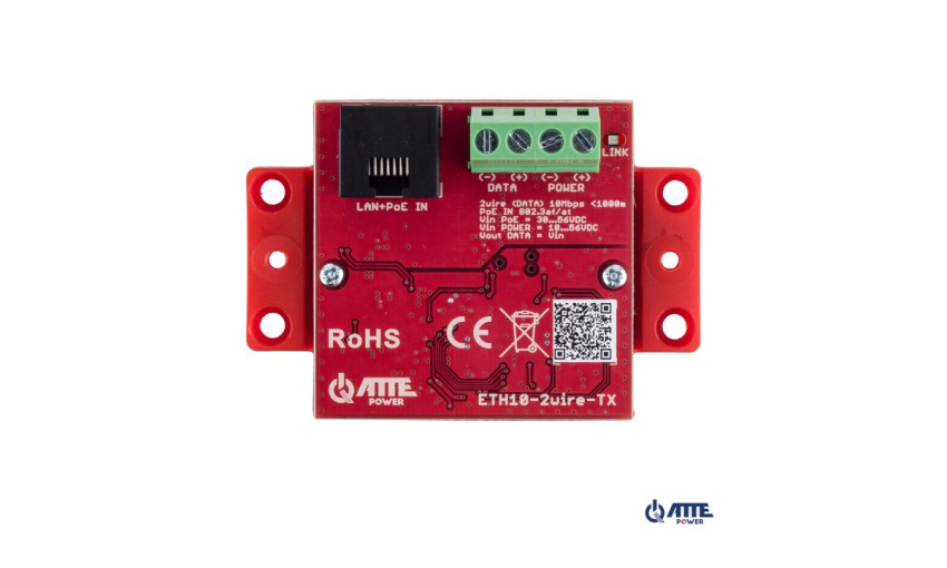 ETH10-2wire-SET Zestaw do transmisji LAN + PoE po 2 przewodach 10Mbps do 1000m