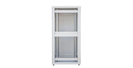  Linkbasic szafa stojąca rack 19'' 27U 600x1000mm szara (drzwi przednie szklane)