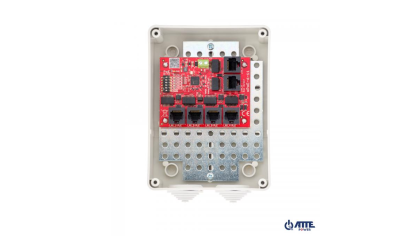 xPoE-6-11-S3 Switch PoE 6 portowy 10/100Mbps (5xPoE + 1xUplink), bezpieczniki elektroniczne, tryb Long Range, w obudowie zewnętrznej ABOX-S3, bez zasilacza, typu xPoE-6-11-S3