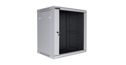  Linkbasic szafa wisząca rack 19'' 6U 600x450mm szara (drzwi przednie szklane)