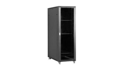  Linkbasic szafa stojąca rack 19'' 42U 800x1000mm czarna (drzwi perforowane)