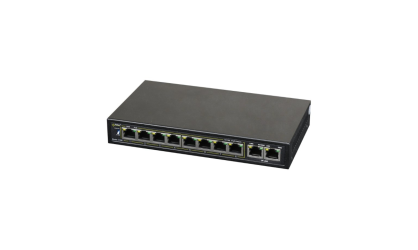 S108 - Switch PoE, 10-portowy do 8 kamer IP - PULSAR