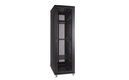  Linkbasic szafa stojąca rack 19'' 22U 600x600mm czarna (drzwi perforowane)