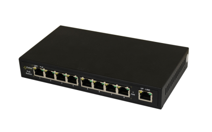 S94 Switch 9-portowy dla 4 kamer IP, 5x10/100M + 4x10/100M PoE