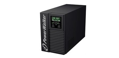 Power Walker UPS On-Line 1000VA, 4x IEC, 2x RS-232/1x USB, LCD, Tower