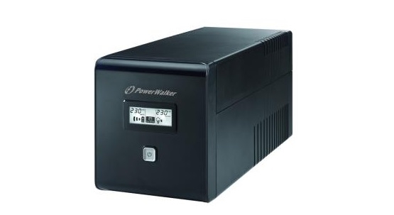 Power Walker UPS Line-Interactive 1000VA 2x SCHUKO, 2x IEC, RJ11/RJ45, USB, LCD