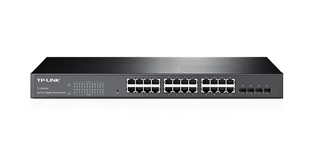  TP-Link TL-SG2424 JetStream 24-Port Gigabit Smart Switch with 2 Combo SFP Slots